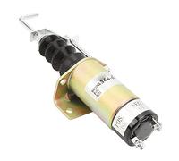Fuel Shut Off Solenoid Valve 12V DC | High Accuracy Stop Valve for Lister Peter Motor | Interference - Protected Generator Accessory | Types 366-07197 / SA - 3405T / 1502 -