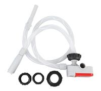 Fuel Transfer Pump, Portable Fuel Pump Battery Operated Liquid Transfer Pumps with 3 Adapters Auto Stop LED Light for Gasoline, Kerosene, Water