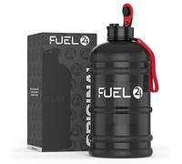 Fuel24 Brocca - Borraccia da 2,2 litri, materiale flessibile extra forte, a prova di goccia, pop o paglia, bottiglia sportiva da 2,2 l, senza BPA