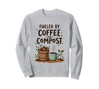 Fueled by Coffee and Compost Gardening Humor Felpa