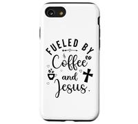 Fueled By Coffee and Jesus Mama Runs on Coffee and Jesus Mom Custodia per iPhone SE (2020) / 7/8