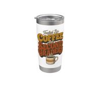 Fueled By Coffee And Second Graders Teacher Bicchiere termico in acciaio inox doppia parete
