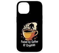 Fueled By Coffee & Cryptids Bigfoot Design Custodia per iPhone 14