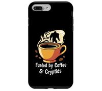 Fueled By Coffee & Cryptids Bigfoot Design Custodia per iPhone 7 Plus/8 Plus