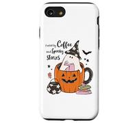 Fueled by Coffee Spooky Stories Ghost Pumpkin Tazza per Halloween Custodia per iPhone SE (2020) / 7/8