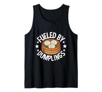Fueled By Dumplings Simpatico Design per Amanti del Cibo Canotta
