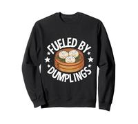 Fueled By Dumplings Simpatico Design per Amanti del Cibo Felpa
