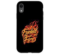Fueled by Fire Design Intense Passion Flames Custodia per iPhone XR