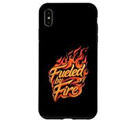 Fueled by Fire Design Intense Passion Flames Custodia per iPhone XS Max