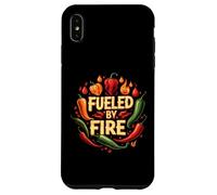 Fueled By Fire Hot Chili Pepper Spicy Food Lover Custodia per iPhone XS Max