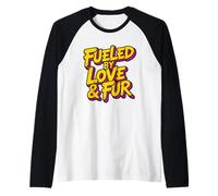 Fueled By Love And Fur Maglia con Maniche Raglan