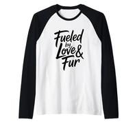 Fueled By Love And Fur Maglia con Maniche Raglan