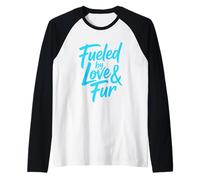 Fueled By Love And Fur Maglia con Maniche Raglan