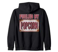 Fueled by Popcorn, divertente design retrò per amanti del cinema Felpa con Cappuccio