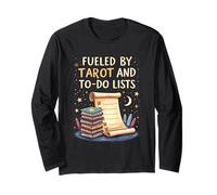Fueled by Tarot and To-Do Lists Witchy Planner Maglia a Manica