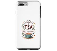 Fueled by Tea and Tiny Victories: Cozy Calm Life Custodia per iPhone 7 Plus/8 Plus