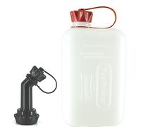 FuelFriend®-BIG CLEAR max. 2,0 litri + tubo di beccuccio con serratura - tanica con approvazione ONU - perfetta per moto, auto e altro
