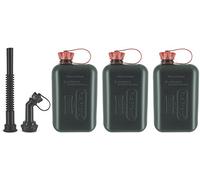 FuelFriend®-BIG max. 2,0 litri - tanica con approvazione ONU - 3 pezzi a un prezzo speciale + kit tubo di beccuccio - perfetto per moto, auto e altro