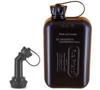 FuelFriend® Grande max. 2,0 litri - Pure Black - Piccola tanica per benzina con approvazione ONU e beccuccio richiudibile