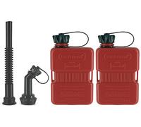 FuelFriend®-PLUS - tanica da 1,0 litro - 2 articoli + kit tubo di beccuccio - perfetto per moto, auto e altro