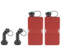 FuelFriend®-PLUS - tanica da 1,5 litri + tubo di beccuccio con serratura - 2 articoli - perfetto per moto, auto e altro