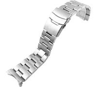 FUELIX Cinturino per Orologio, Cinturino per Orologio Confortevole in Acciaio Inossidabile Compatibili per Casio MDV-106 MDV-107 per Orologi da Polso Intelligenti da Lavoro A