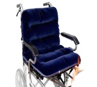 FUELIX Cuscino con Schienale per Sedia A Rotelle, Cuscino Antidecubito per Poltrona Cuscino Monopezzo Antidecubito Decompressione per Sedia A Rotelle Traspirante Comfort Casa out Cuscino Schienale A