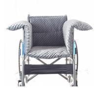 FUELIX Cuscino con Schienale per Sedia A Rotelle, Cuscino Antidecubito per Poltrona Cuscino Monopezzo Decompressione per Sedia A Rotelle Traspirante Comfort Casa out Cuscino Schienale