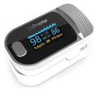 FUELIX Misuratore Ossigeno da Dito Saturimetro da Dito Professionale Display OLED Ossimetro per Saturazione di Ossigeno(Spo2), Frequenza del Polso(PR) E Indice di Perfusione(PI) B