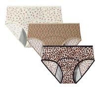 FUELIX Mutande Mestruali Donna Mutandine per Perdite Urinarie da Donna, Mutandine per Incontinenza da Donna, Traspiranti Lavabili Impermeabili, Assorbenti Mutande Post Parto G,M