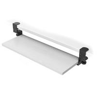 FUELIX Supporto da Scrivania per Computer, Supporto Tastiera Pc con Morsetti da Tavolo, Vassoio per Tastiera, Porta Tastiera Estraibile, Porta Tastiera Estraibile sotto Scrivania B,64 * 24cm