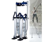 FUELIX Trampoli Regolabili di Alluminio, Trampoli da Pittore, Trampoli Regolabili di Alluminio Trampoli da Passeggio Alzalastre per Cartongesso, per Cartongesso, Installatore A Soffitto 48-74cm