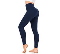 FuelMeFoot Leggings da donna a vita alta, opachi, con controllo della pancia, slim fit, comodi, morbidi e elastici.