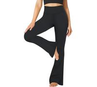 FuelMeFoot Pantaloni da yoga da donna, a vita alta, opachi, con controllo della pancia, per il fitness.