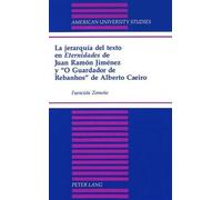 Fuencisla Zomen La Jerarquia Del Texto En Eternidades de Juan (Copertina rigida)