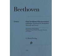 Fünf berühmte Klaviersonaten: Pathétique, Trauermarsch, Mondschein, Pastorale und Sturm: Instrumentation: Piano solo