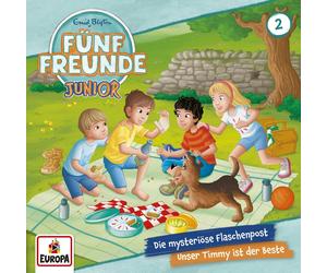 Fünf Freunde Ju FOLGE 2: Die mysteriöse Flaschenpost/Unser Timmy ist der B (CD)
