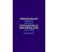 Für das neue Deutschland 1919 - 1925