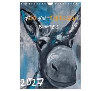 Für ein tierisch buntes 2027 (Wandkalender 2027 DIN A4 hoch), CALVENDO Monatskalender: Expressiv bunte Tierbilder rund ums Jahr (Acryl auf Leinwand)