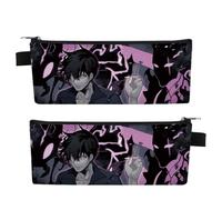 Für So-lo Level-ing Astuccio Matite Anime, Astuccio Sacchetto, Cancelleria Caso per Ragazzi Ragazze, Borsa(A14)