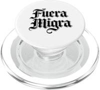 Fuera La Migra Messico Immigrazione Chicano Attivista Raza Love PopSockets PopGrip per MagSafe