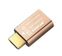 FUERAN Adattatore emulatore Edid (4 generazione), compatibile con Mac Thunderbolt a switch/extender/ricevitore/splitter video (1920 x 1080 p/120/144 Hz)