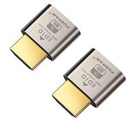 FUERAN Dummy Plug Headless Ghost Display Emulatore Premium Alluminio PC compatibile HDMI (Fit Headless 1920 x 1080 New 4RD@60Hz) (2K-2P)