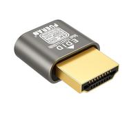 FUERAN HDMI Dummy Plug,Virtual Display Emulatore, Displayport Dummy Plug Headless Display Adapter (4K60Hz-1P (default1440)
