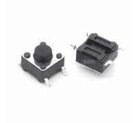 FUERLI Interruttore tattile 100PCS SMD Interruttore a Pulsante tattile 6X6X5mm Microinterruttore 6 * 6 * 5mm