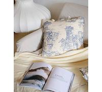 Fuers Leben Set di 2 federe per cuscino in cotone stampa Toile de Jouy