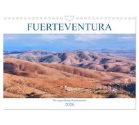 Fuerteventura, die ungezähmte Kanareninsel (Wandkalender 2026 DIN A4 quer), CALVENDO Monatskalender: Starke Winde, endlose Strände, hohen Wellen und ... Vulkanlandschaften: Fuerteventura verzaubert.