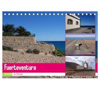 Fuerteventura in Ruhe (Tischkalender 2026 DIN A5 quer), CALVENDO Monatskalender: Meditative Ruhe und klare Kontraste begleiten den Blick über die Sonneninsel Fuerteventura.