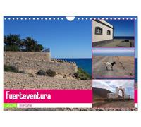 Fuerteventura in Ruhe (Wandkalender 2026 DIN A4 quer), CALVENDO Monatskalender: Meditative Ruhe und klare Kontraste begleiten den Blick über die Sonneninsel Fuerteventura.