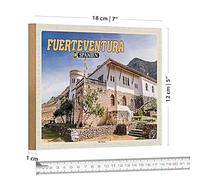 Fuerteventura | Spagna | Targa in legno nostalgico | Villa Winter | 18 cm x 12 cm